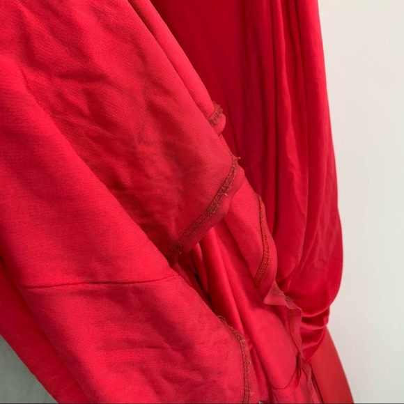 ABS Allen Schwartz Red Maxi Dress Women’s Size M NWT $380 - Picture 9 of 15